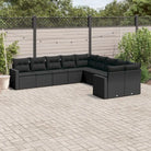 Modulaire tuinbank met waterdichte tas en zwart gepoedercoat staal - Zwart / 1 / Zonder tafel - Modulaire tuinbanken