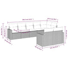 Modulaire tuinbank met waterdichte tas en zwart gepoedercoat staal - Modulaire tuinbanken