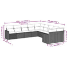 Modulaire tuinbank met waterdichte tas en zwart gepoedercoat staal - Modulaire tuinbanken