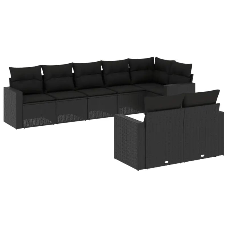 Modulaire tuinbank met waterdichte tas en zwart gepoedercoat staal - Modulaire tuinbanken