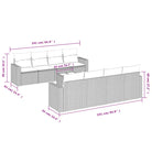 Modulaire tuinbank met waterdichte tas en zwart gepoedercoat staal - Modulaire tuinbanken