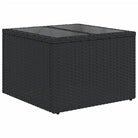Modulaire tuinbank met zwart materiaal en gepoedercoat staal afmetingen - Modulaire tuinbanken