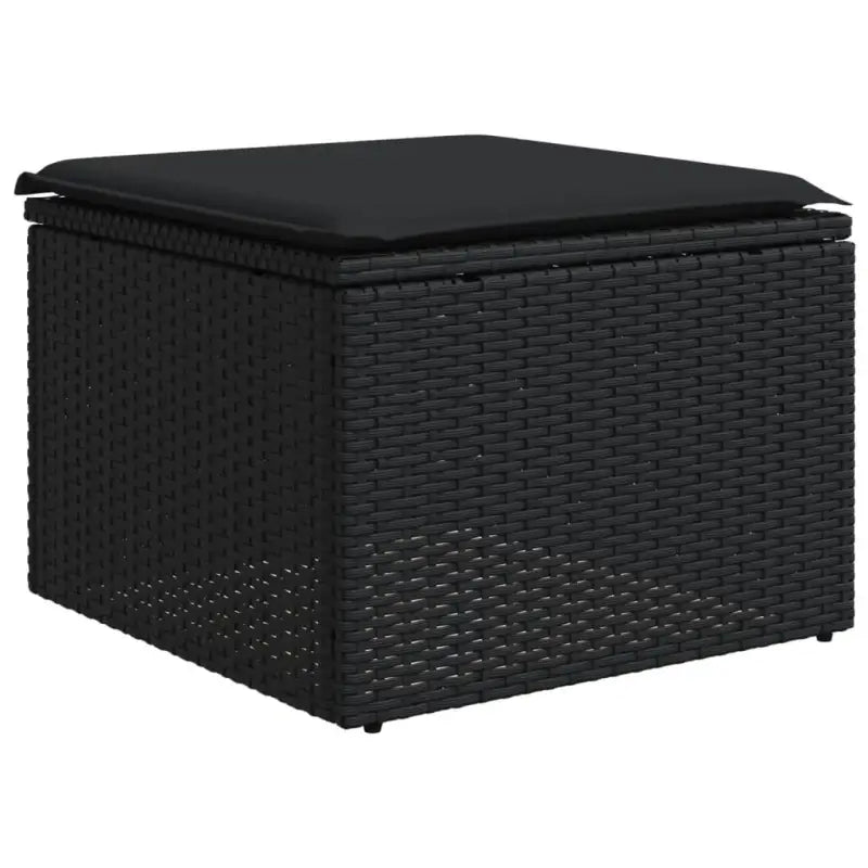 Modulaire tuinbank met zwart materiaal en gepoedercoat staal afmetingen - Modulaire tuinbanken