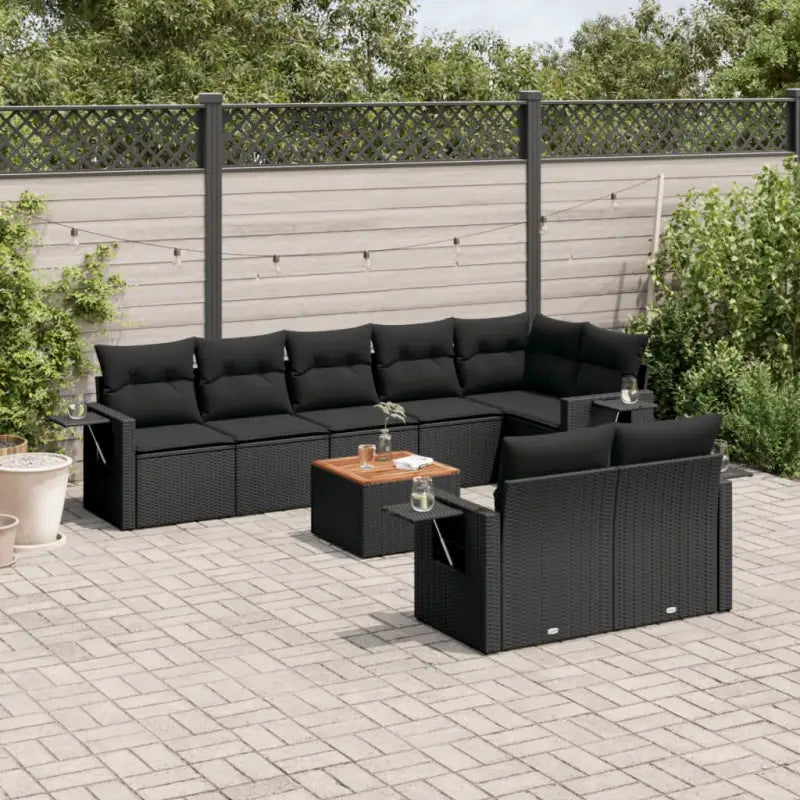 Modulaire tuinbank met zwart materiaal en gepoedercoat staal afmetingen - Modulaire tuinbanken