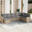 Modulaire tuinbank set met waterdichte tas en beige gepoedercoat staal - Modulaire tuinbanken