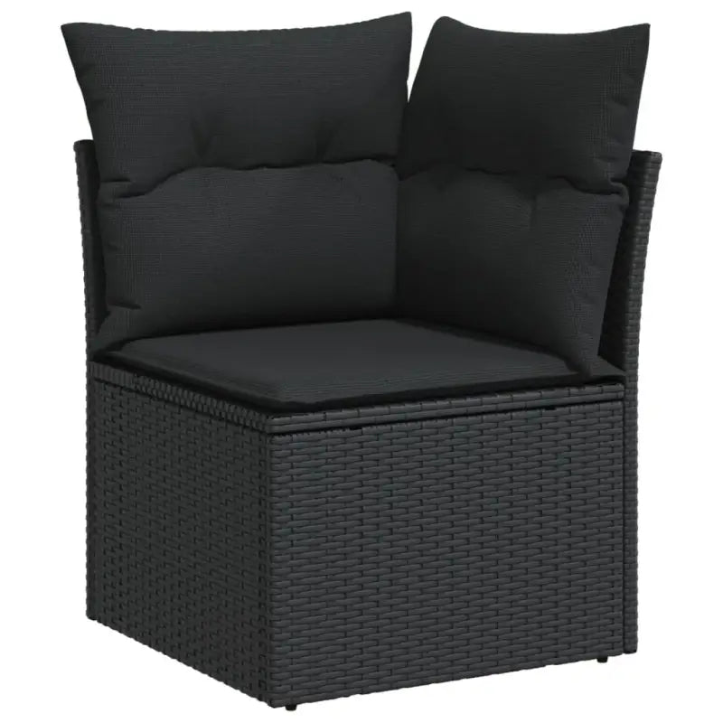 Modulaire tuinbank set met zwart gepoedercoat staal voor buitenplezier - Modulaire tuinbanken