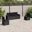 Modulaire tuinbank set met zwart gepoedercoat staal en waterdichte tas - Zwart / 1 / Zonder tafel - Modulaire tuinbanken