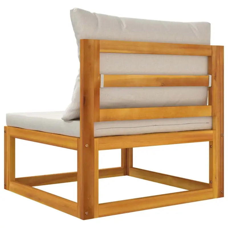 Modulaire tuinbank van massief acaciahout met comfortabele vulling - Modulaire tuinbanken