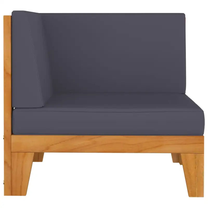 Modulaire tuinbank van massief acaciahout met rustieke charme - Modulaire tuinbanken