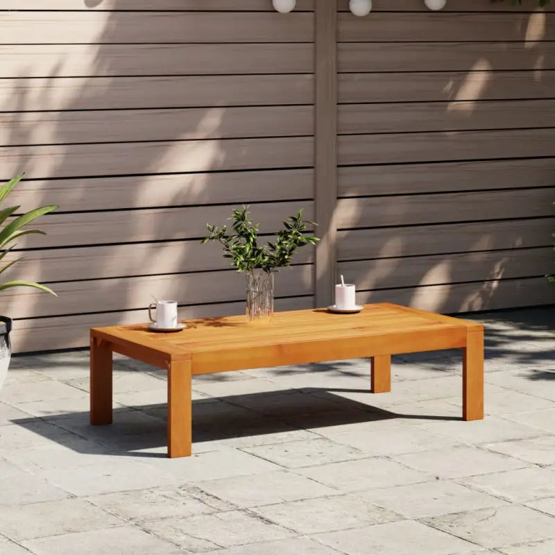 Modulaire tuinbank van massief acaciahout met wasbare hoes en eenvoudig schoon te maken - Crème / 1 / Tafel - Modulaire