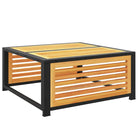 Modulaire tuinbank van massief acaciahout met wasbare hoes - Modulaire tuinbanken
