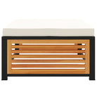 Modulaire tuinbank van massief acaciahout met wasbare hoes - Modulaire tuinbanken