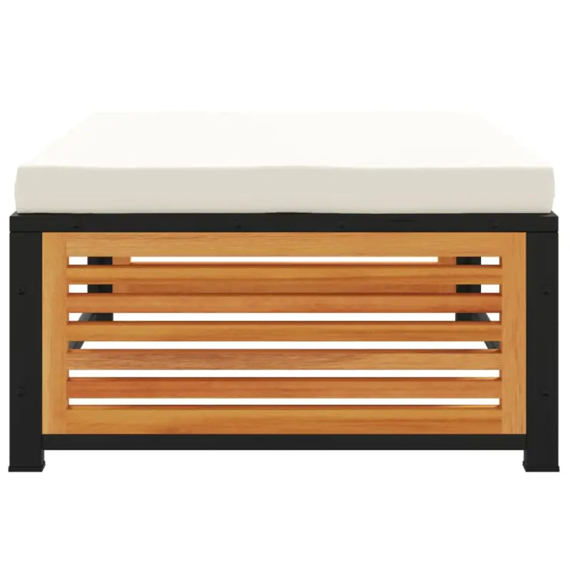 Modulaire tuinbank van massief acaciahout met wasbare hoes - Modulaire tuinbanken