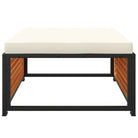 Modulaire tuinbank van massief acaciahout met wasbare hoes - Modulaire tuinbanken