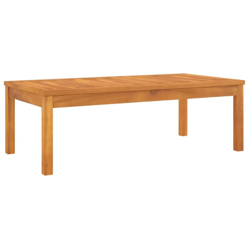 Modulaire tuinbank van massief acaciahout voor buitenplezier - Crème / 1 / Salontafel - Modulaire tuinbanken