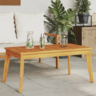 Modulaire tuinbank van massief acaciahout voor een comfortabele zitervaring - Bruin / 1 / Tafel - Modulaire tuinbanken