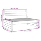 Modulaire tuinbank van massief douglashout voor gezellige buitenmomenten - Modulaire tuinbanken