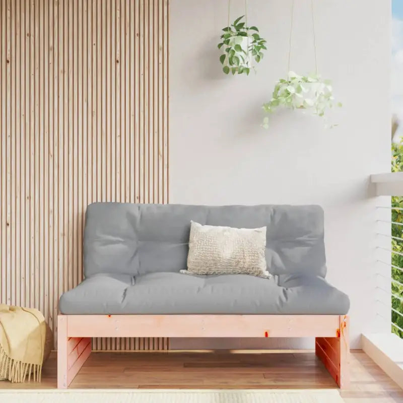 Modulaire tuinbank van massief douglashout voor gezellige buitenmomenten - Natuurlijk douglashout / 1 / Middenbank