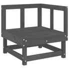 Modulaire tuinbank van massief grenenhout voor gezellig samenzijn - Modulaire tuinbanken