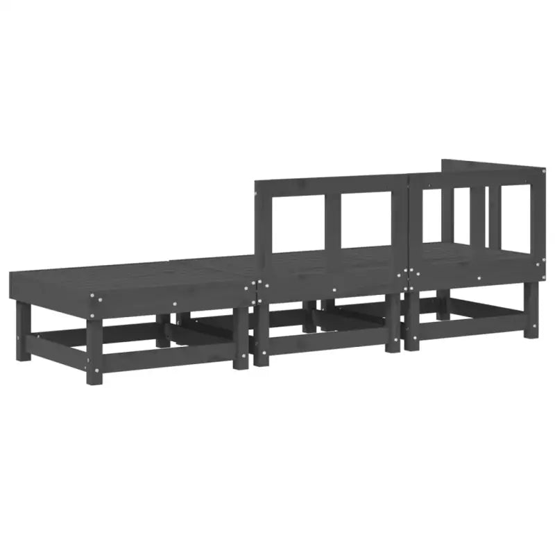 Modulaire tuinbank van massief grenenhout voor gezellig samenzijn - Modulaire tuinbanken