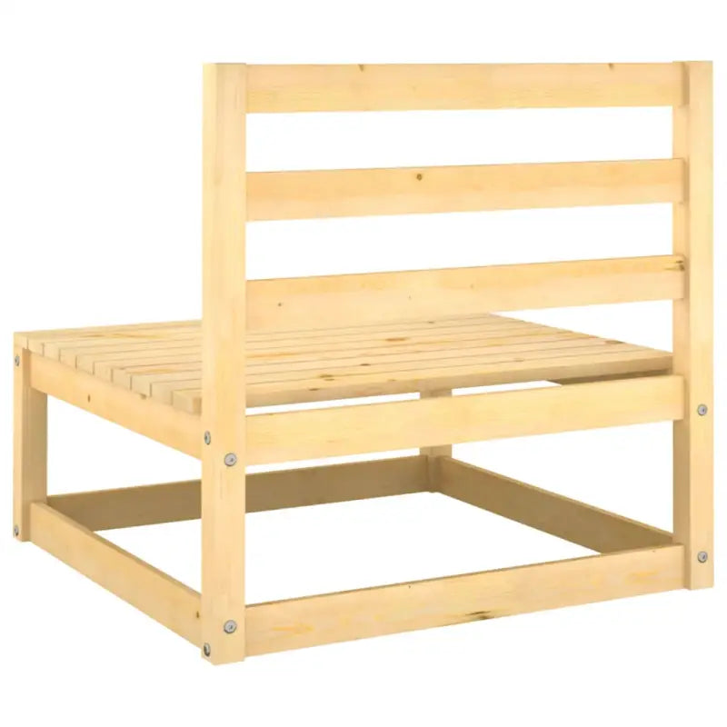 Modulaire tuinbank van massief grenenhout voor ontspanning en gezelligheid - Modulaire tuinbanken