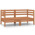 Modulaire tuinbank van massief grenenhout voor ontspanning en gezelligheid - Honingbruin / 1 / Hoekbank (2 st)