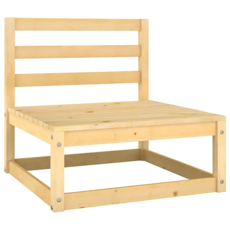 Modulaire tuinbank van massief grenenhout voor ontspanning en gezelligheid - Modulaire tuinbanken
