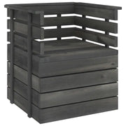 Modulaire tuinbank van massief grenenhout voor ontspanning en gezelligheid - 1 / Fauteuil - Modulaire tuinbanken