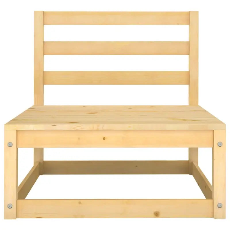 Modulaire tuinbank van massief grenenhout voor ontspanning en gezelligheid - Modulaire tuinbanken