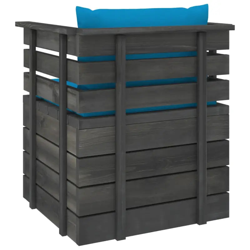Modulaire tuinbank van massief grenenhout voor ontspanning en gezelligheid - Modulaire tuinbanken