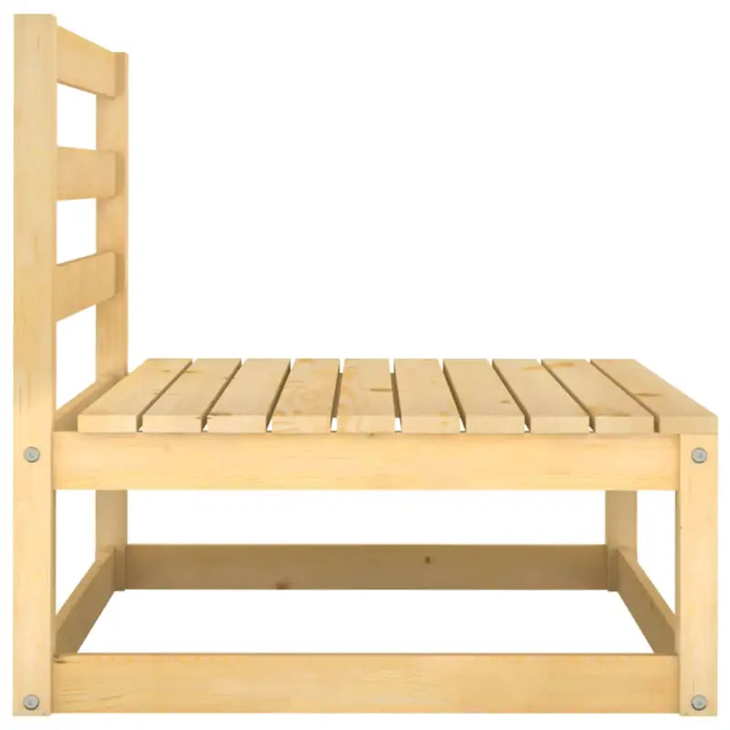 Modulaire tuinbank van massief grenenhout voor ontspanning en gezelligheid - Modulaire tuinbanken