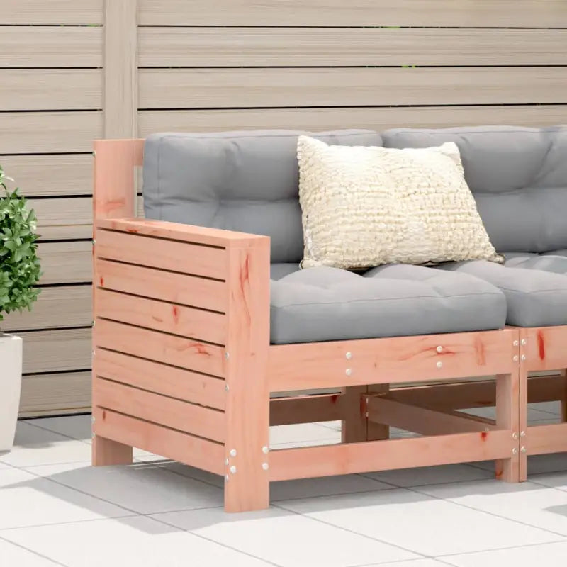 Modulaire tuinbank van massief grenenhout voor terras en patio - Onbehandeld douglashout / 1 / Hoekbank - Modulaire