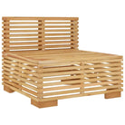 Modulaire tuinbank van massief teakhout fijn geschuurd met zachte kussens - Modulaire tuinbanken