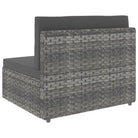 Modulaire tuinbank van poly rattan voor alle seizoenen - Modulaire tuinbanken