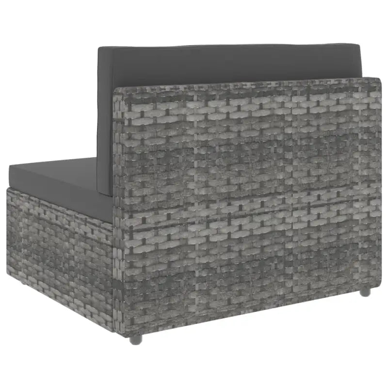 Modulaire tuinbank van poly rattan voor alle seizoenen - Modulaire tuinbanken