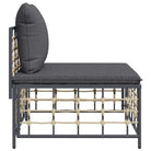Modulaire tuinbank van poly rattan voor modern en weerbestendig tuinplezier - Modulaire tuinbanken