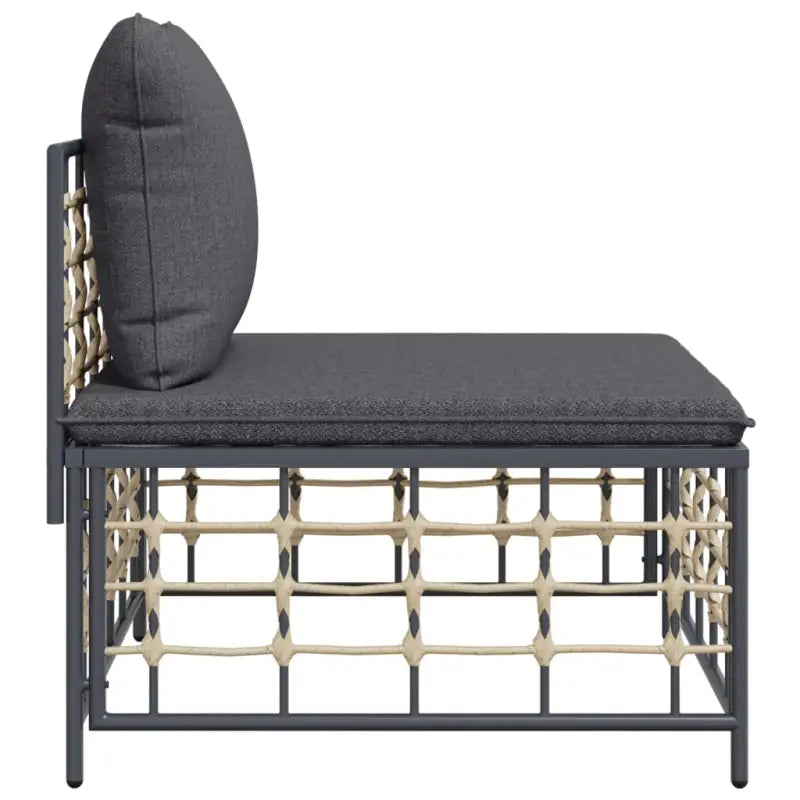 Modulaire tuinbank van poly rattan voor modern en weerbestendig tuinplezier - Modulaire tuinbanken