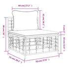 Modulaire tuinbank van poly rattan voor modern en weerbestendig tuinplezier - Modulaire tuinbanken
