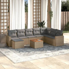 Modulaire tuinbanken in beige materiaal en gepoedercoat staal - Modulaire tuinbanken