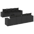 Modulaire tuinbanken in zwart materiaal met gepoedercoat staal afmetingen - Modulaire tuinbanken