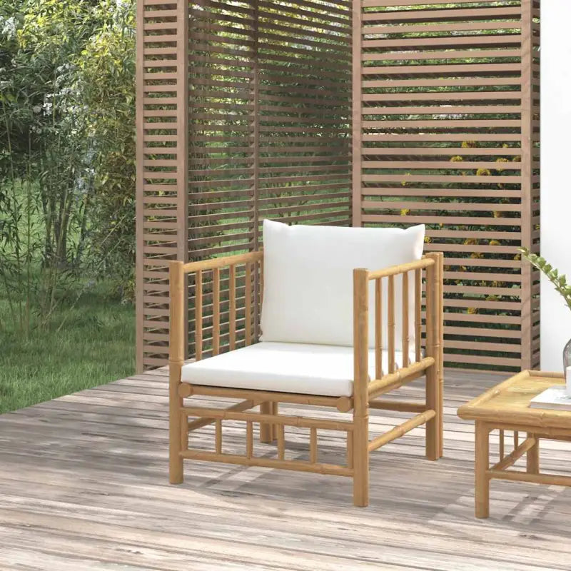 Modulaire tuinbanken met afmetingen rugkussen voor een elegante buitenruimte - Crème / 1 / Fauteuil - Modulaire