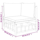 Modulaire tuinbanken met afmetingen rugkussen voor een elegante buitenruimte - Modulaire tuinbanken