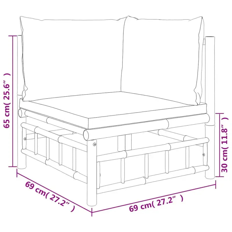 Modulaire tuinbanken met afmetingen rugkussen voor een elegante buitenruimte - Modulaire tuinbanken