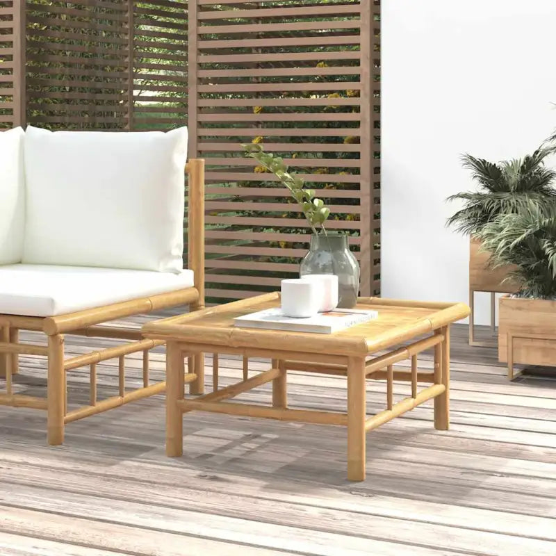 Modulaire tuinbanken met afmetingen rugkussen voor een elegante buitenruimte - Bruin / 1 / Tafel - Modulaire tuinbanken
