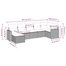 Modulaire tuinbanken met beige materiaal en gepoedercoat staal afmetingen - Modulaire tuinbanken