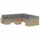 Modulaire tuinbanken met beige materiaal en gepoedercoat staal meerwaarde - Modulaire tuinbanken