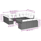 Modulaire tuinbanken met beige materiaal en gepoedercoat staal afmetingen - Modulaire tuinbanken
