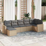 Modulaire tuinbanken met beige materiaal en gepoedercoat staal afmetingen - Modulaire tuinbanken