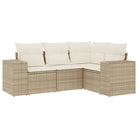 Modulaire tuinbanken met beige materiaal en gepoedercoat staal afmetingen - Modulaire tuinbanken