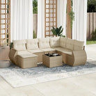 Modulaire tuinbanken met beige materiaal en gepoedercoat staal afmetingen - Modulaire tuinbanken